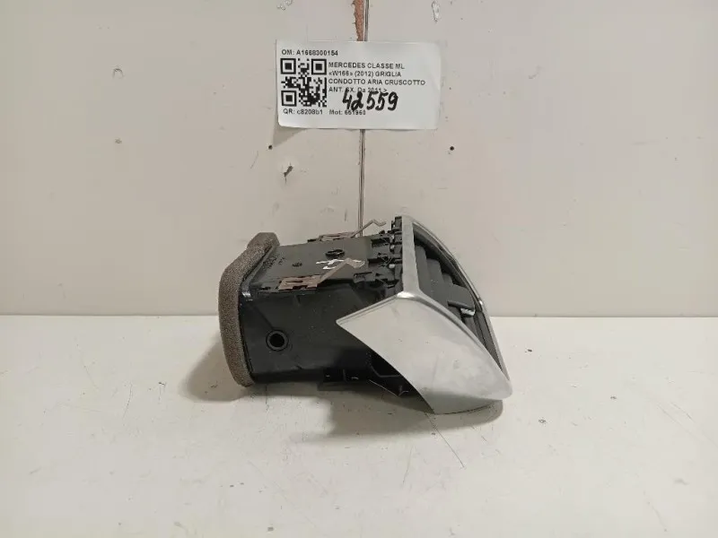 Griglia Condotto ARIA Cruscotto ANT SX A1668300154 Mercedes Classe ML W166 2012