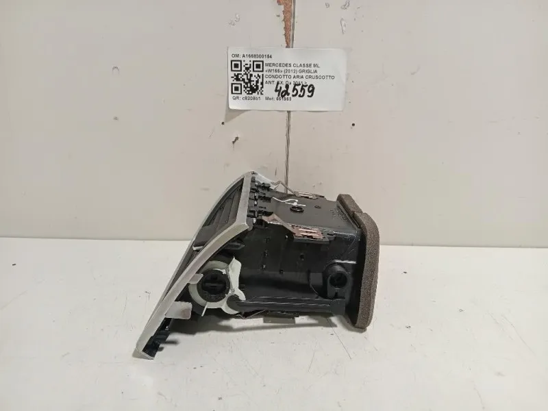 Griglia Condotto ARIA Cruscotto ANT SX A1668300154 Mercedes Classe ML W166 2012