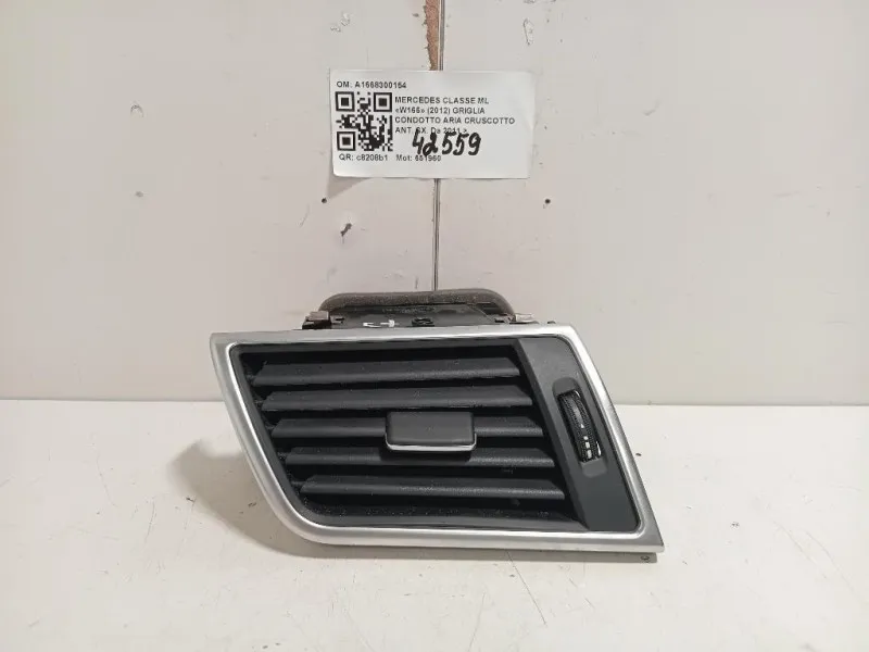 Griglia Condotto ARIA Cruscotto ANT SX A1668300154 Mercedes Classe ML W166 2012
