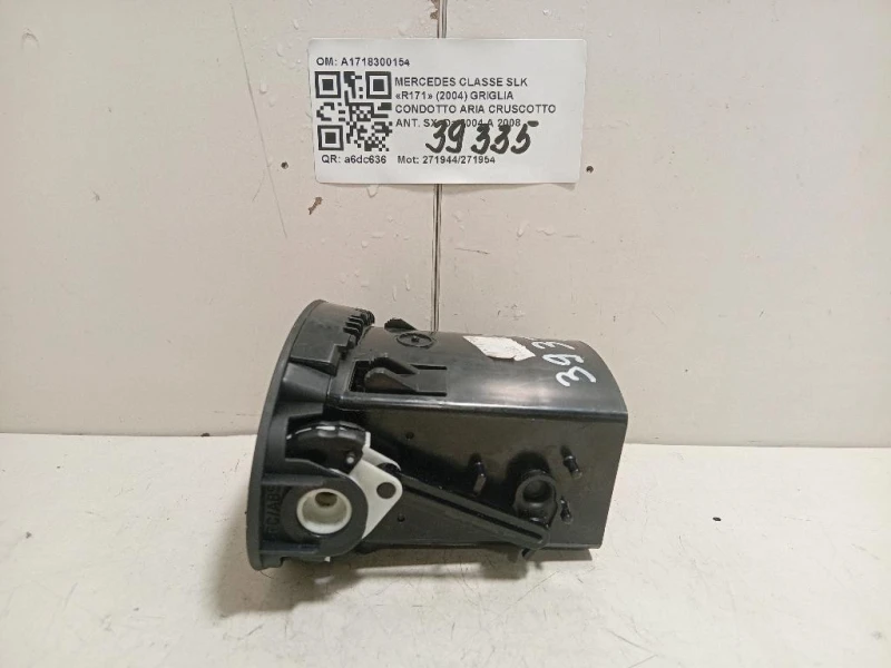 Griglia Condotto ARIA Cruscotto ANT SX A1718300154 Mercedes Classe SLK R171 2004