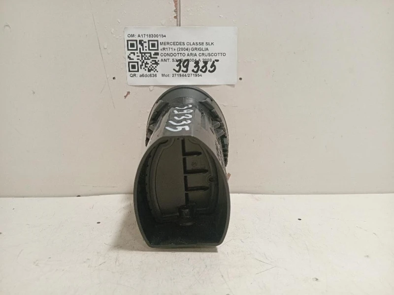 Griglia Condotto ARIA Cruscotto ANT SX A1718300154 Mercedes Classe SLK R171 2004