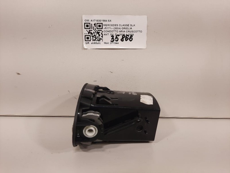 Griglia Condotto ARIA Cruscotto ANT SX A1718301554 SX Mercedes Classe SLK R171 2004