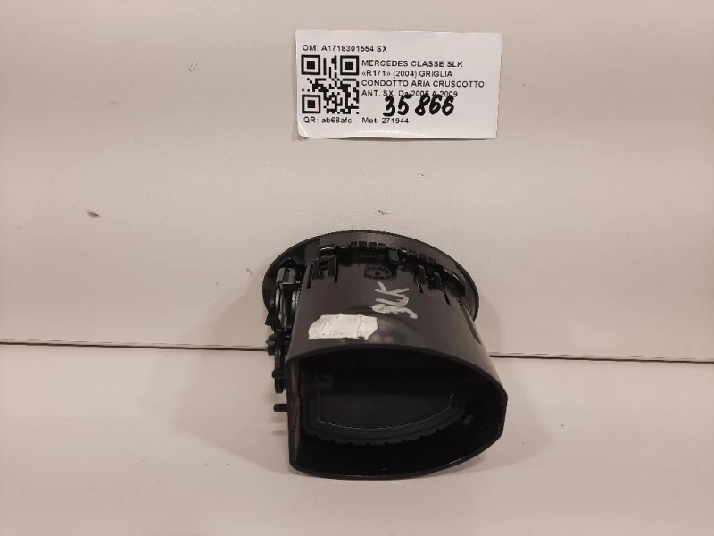 Griglia Condotto ARIA Cruscotto ANT SX A1718301554 SX Mercedes Classe SLK R171 2004