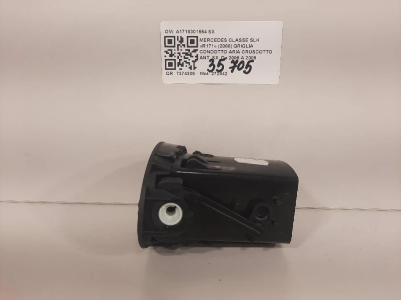 Griglia Condotto ARIA Cruscotto ANT SX A1718301554 SX Mercedes Classe SLK R171 2008