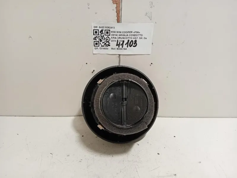 Griglia Condotto ARIA Cruscotto ANT SX 6422 9262413 Mini MINI Cooper F56 2014