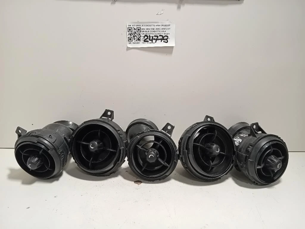 Griglia Condotto ARIA Cruscotto ANT SX 51452752764 Mini MINI ONE R56 2007