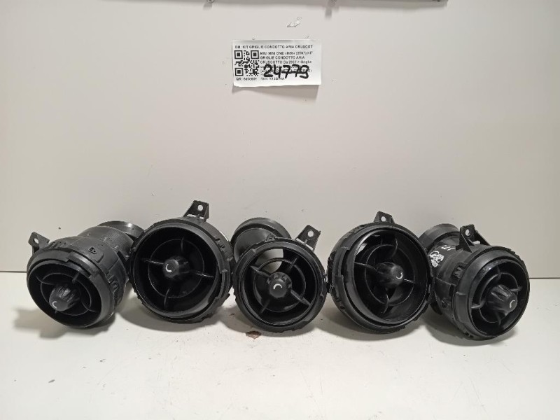 Griglia Condotto ARIA Cruscotto ANT SX 51452752764 Mini MINI ONE R56 2007