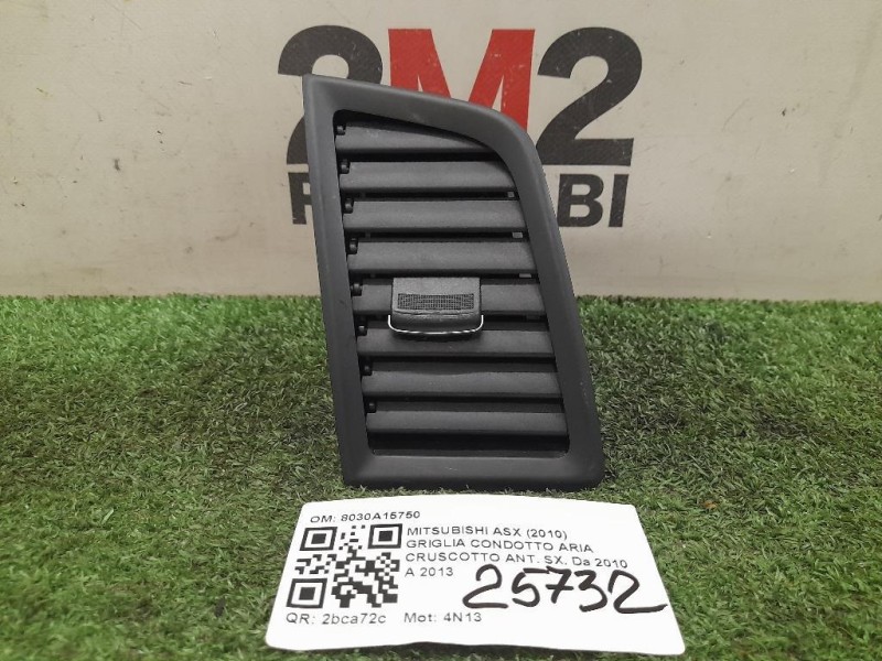 Griglia Condotto ARIA Cruscotto ANT SX 8030A15750 Mitsubishi ASX I 2010