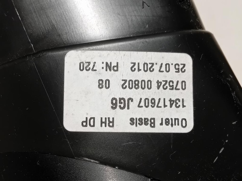 Griglia Condotto ARIA Cruscotto ANT SX 13417597 Opel Astra J 2012