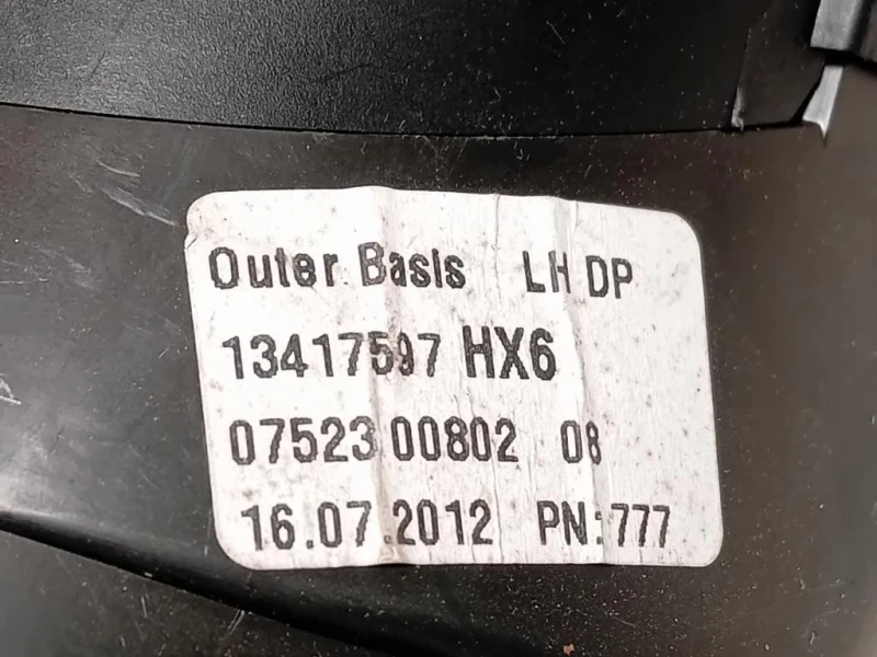 Griglia Condotto ARIA Cruscotto ANT SX 13417597 Opel Astra J 2012