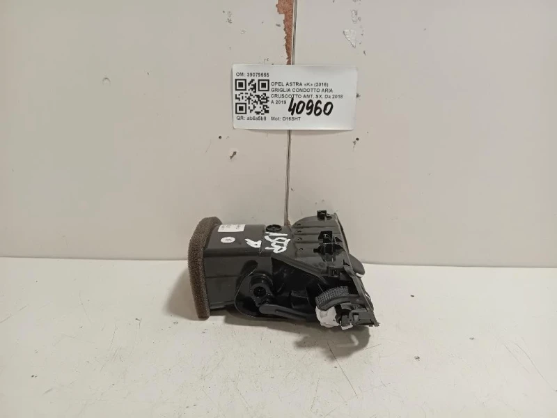 Griglia Condotto ARIA Cruscotto ANT SX 39079555 Opel Astra K 2016