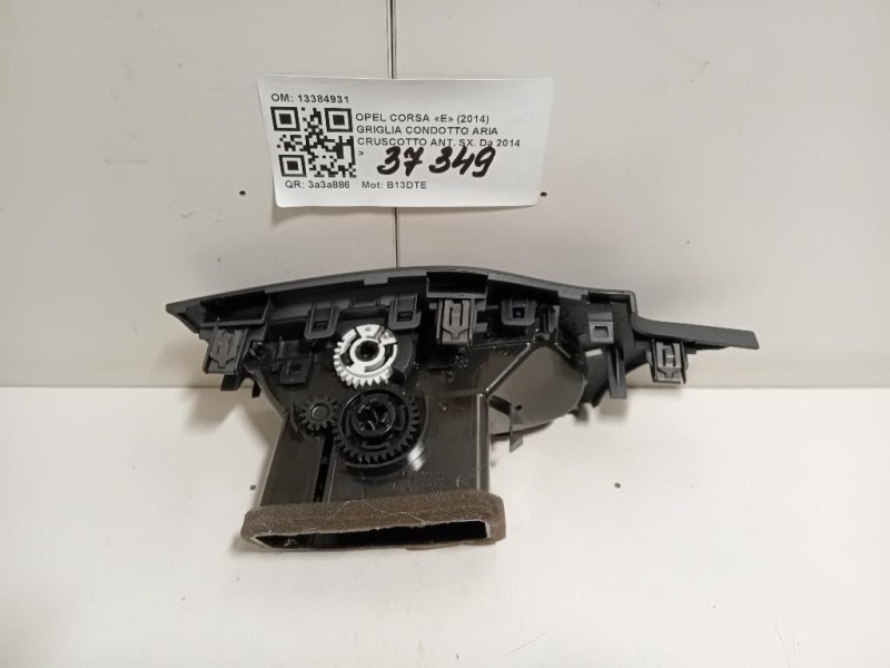 Griglia Condotto ARIA Cruscotto ANT SX 13384931 Opel Corsa E 2014