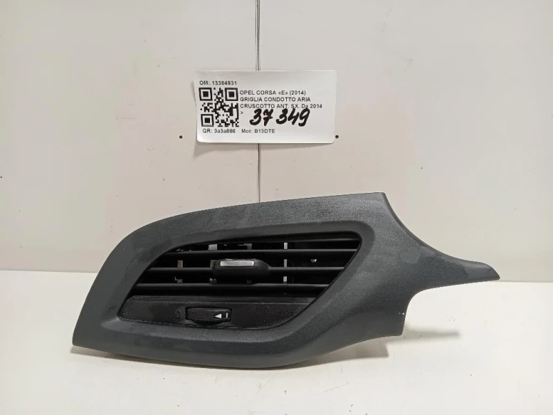 Griglia Condotto ARIA Cruscotto ANT SX 13384931 Opel Corsa E 2014