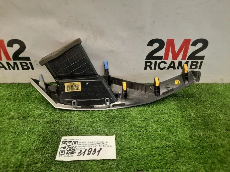 Griglia Condotto ARIA Cruscotto ANT SX 76560-35000 Ssangyong Tivoli 2015