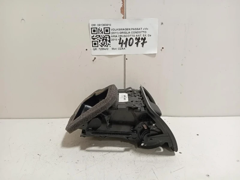 Griglia Condotto ARIA Cruscotto ANT SX 091363810 Volkswagen Passat VI 2011