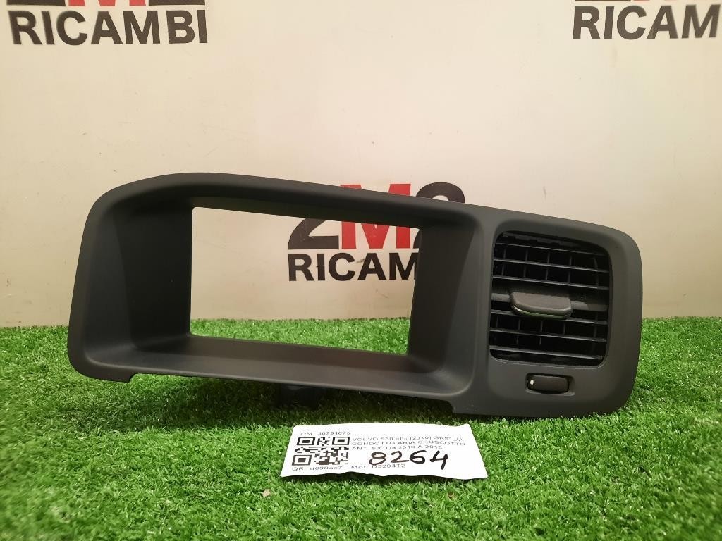 Griglia Condotto ARIA Cruscotto ANT SX 30791675 Volvo S60 II 2010