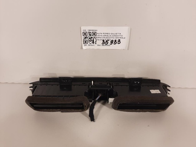 Griglia Condotto ARIA Cruscotto Centrale 1560883810 Alfa Romeo Giulietta 2010