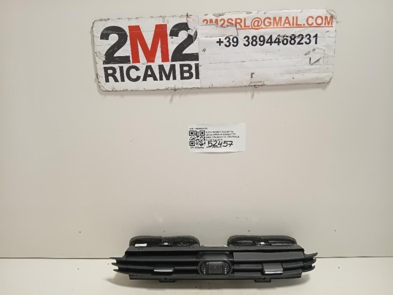 Griglia Condotto ARIA Cruscotto Centrale 1560883810 Alfa Romeo Giulietta 2013