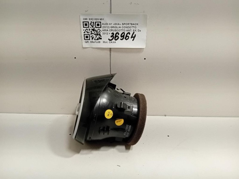 Griglia Condotto ARIA Cruscotto Centrale 8X2820951 Audi A1 8XA Sportback 2012