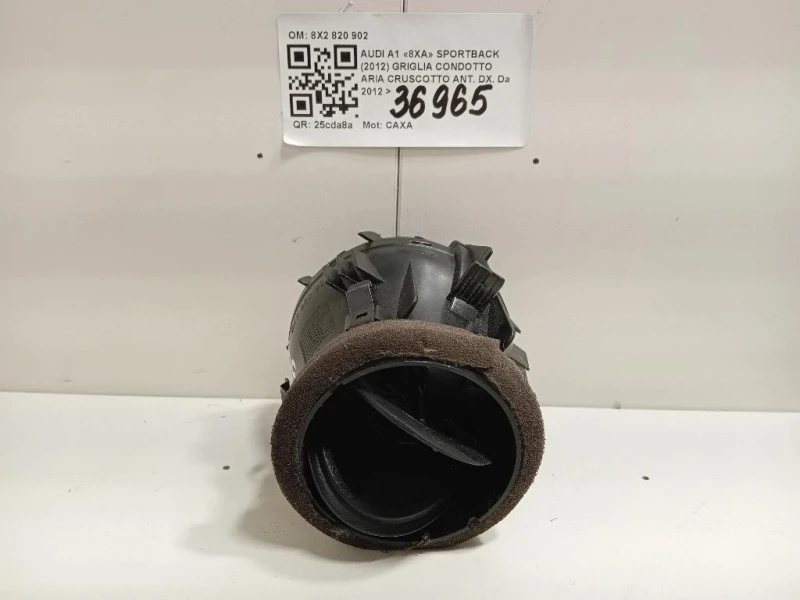Griglia Condotto ARIA Cruscotto Centrale 8X2820902 Audi A1 8XA Sportback 2012