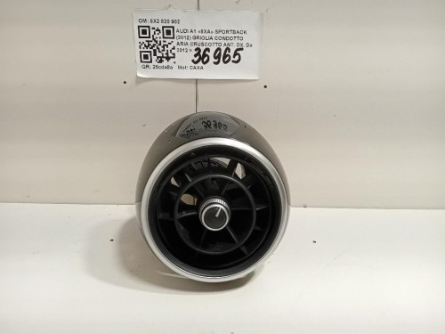 Griglia Condotto ARIA Cruscotto Centrale 8X2820902 Audi A1 8XA Sportback 2012