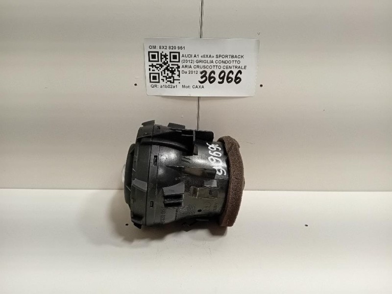 Griglia Condotto ARIA Cruscotto Centrale 8X2820951 Audi A1 8XA Sportback 2012