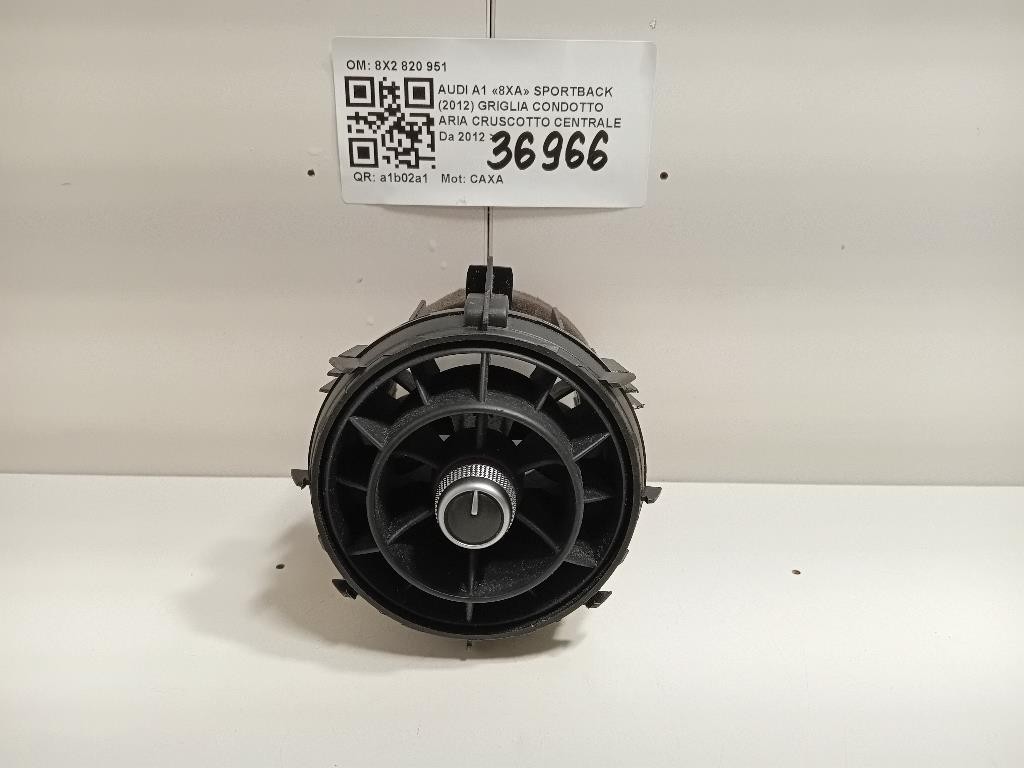 Griglia Condotto ARIA Cruscotto Centrale 8X2820951 Audi A1 8XA Sportback 2012