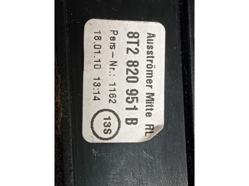 Griglia Condotto ARIA Cruscotto Centrale 8T2 820 951 B Audi A4 8K2 2012