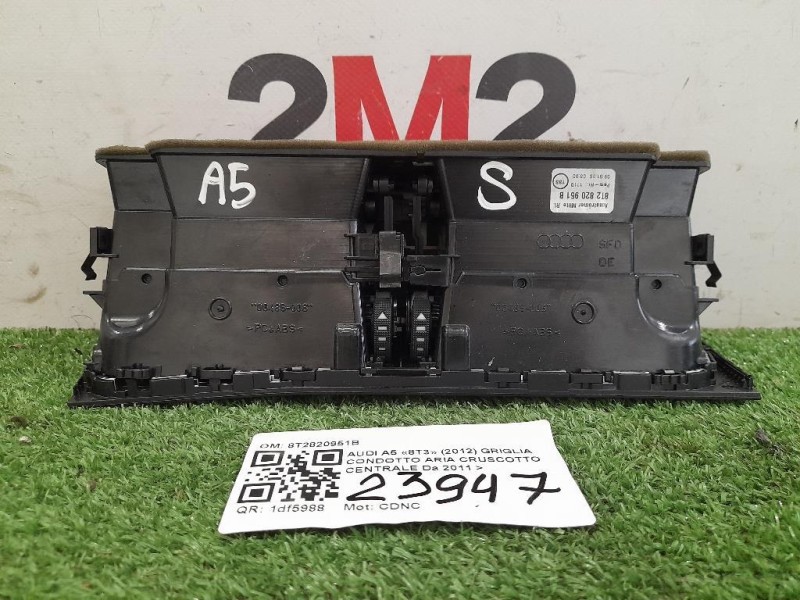 Griglia Condotto ARIA Cruscotto Centrale 8T2820951B Audi A5 8T3 2012