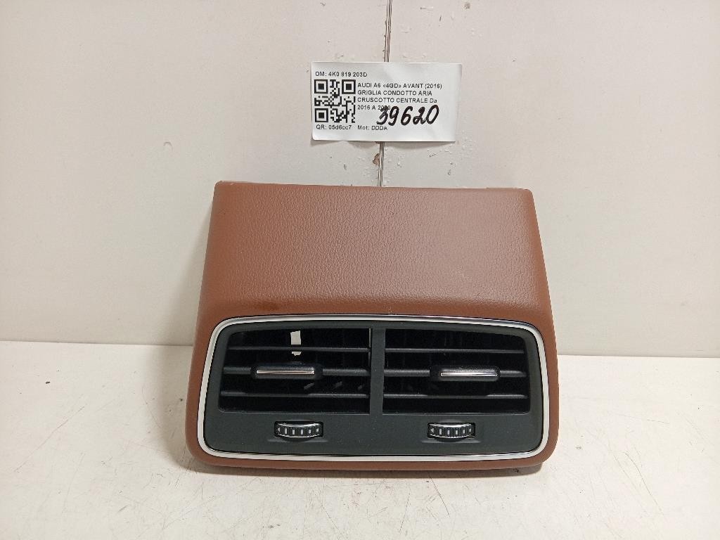 Griglia Condotto ARIA Cruscotto Centrale 4K0 819 203D Audi A6 4GD Avant 2016