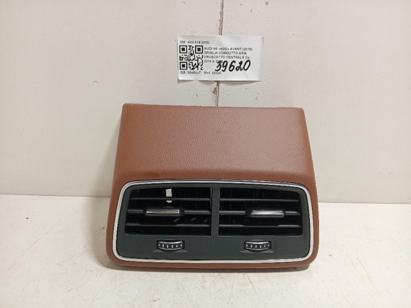 Griglia Condotto ARIA Cruscotto Centrale 4K0 819 203D Audi A6 4GD Avant 2016