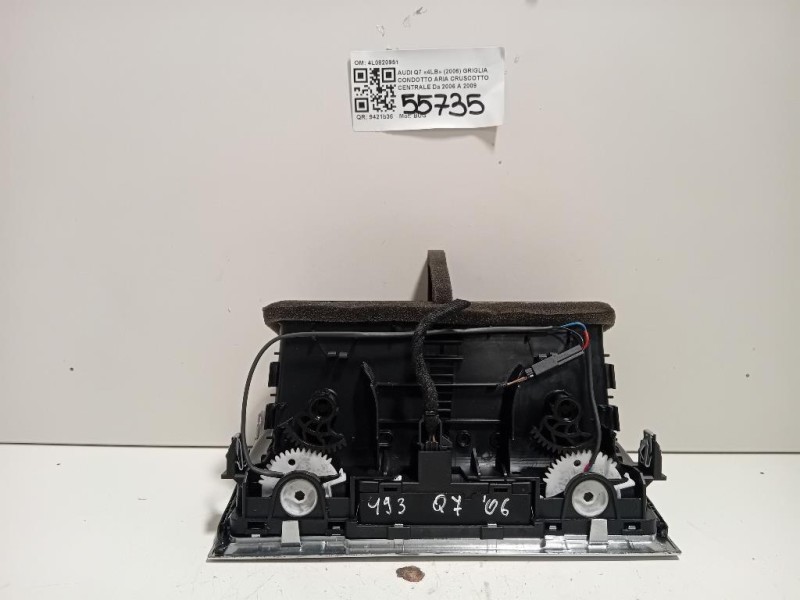Griglia Condotto ARIA Cruscotto Centrale 4L0820951 Audi Q7 4LB 2006