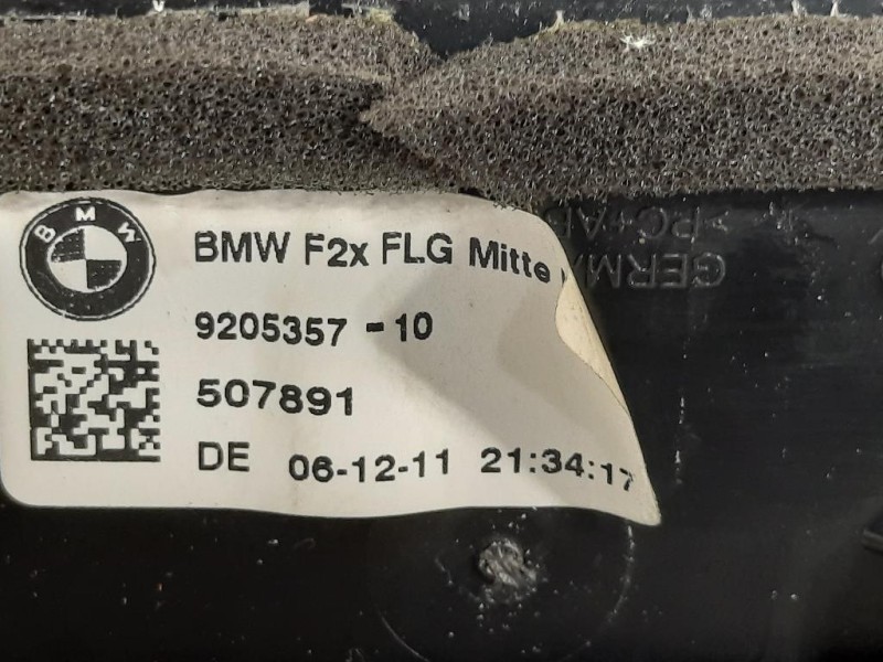 Griglia Condotto ARIA Cruscotto Centrale 9205357-13 Bmw Serie 1 F20 Berlina 2012