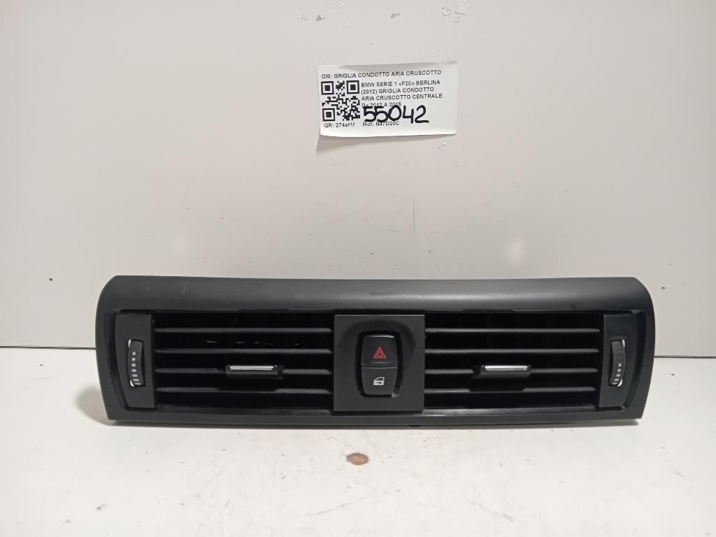 Griglia Condotto ARIA Cruscotto Centrale GRIGLIA CONDOTTO ARIA CRUSCOTTO CENTRALE Bmw Serie 1 F20 Berlina 2012