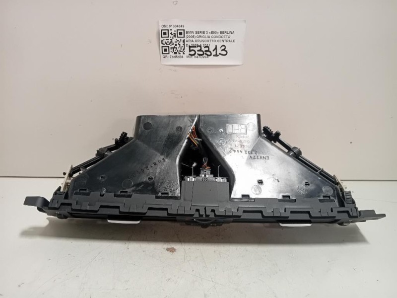 Griglia Condotto ARIA Cruscotto Centrale 91304649 Bmw Serie 3 E90 Berlina 2005