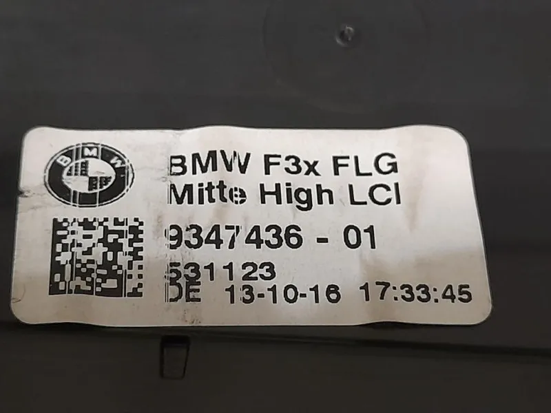 Griglia Condotto ARIA Cruscotto Centrale 934743601 Bmw Serie 3 G20 Berlina 2018