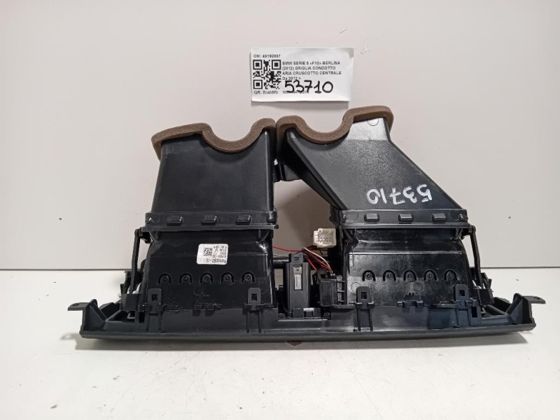 Griglia Condotto ARIA Cruscotto Centrale 49192897 Bmw Serie 5 F10 Berlina 2012