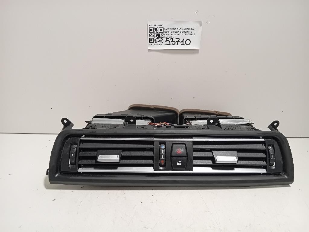 Griglia Condotto ARIA Cruscotto Centrale 49192897 Bmw Serie 5 F10 Berlina 2012