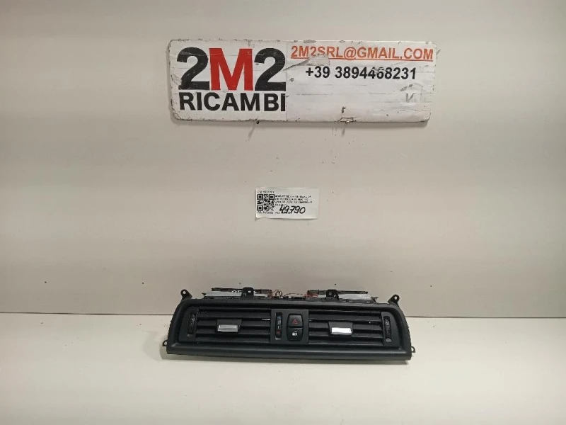 Griglia Condotto ARIA Cruscotto Centrale 16828110 Bmw Serie 5 F10 Berlina 2012