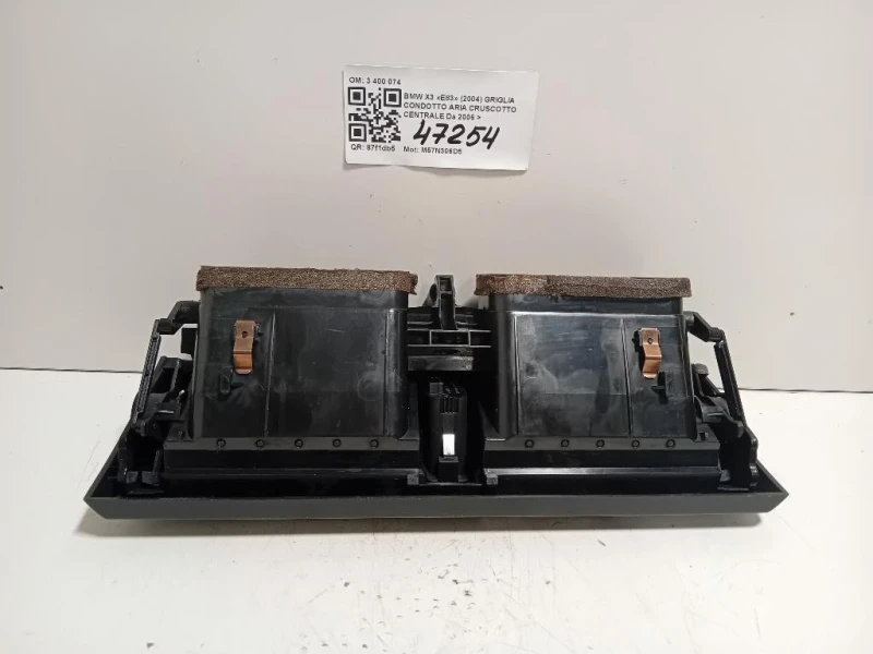 Griglia Condotto ARIA Cruscotto Centrale 3 400 074 Bmw X3 E83 2004