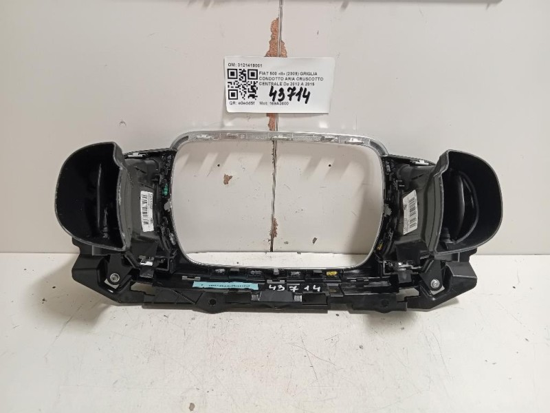 Griglia Condotto ARIA Cruscotto Centrale 3121419001 Fiat 500 II 2008