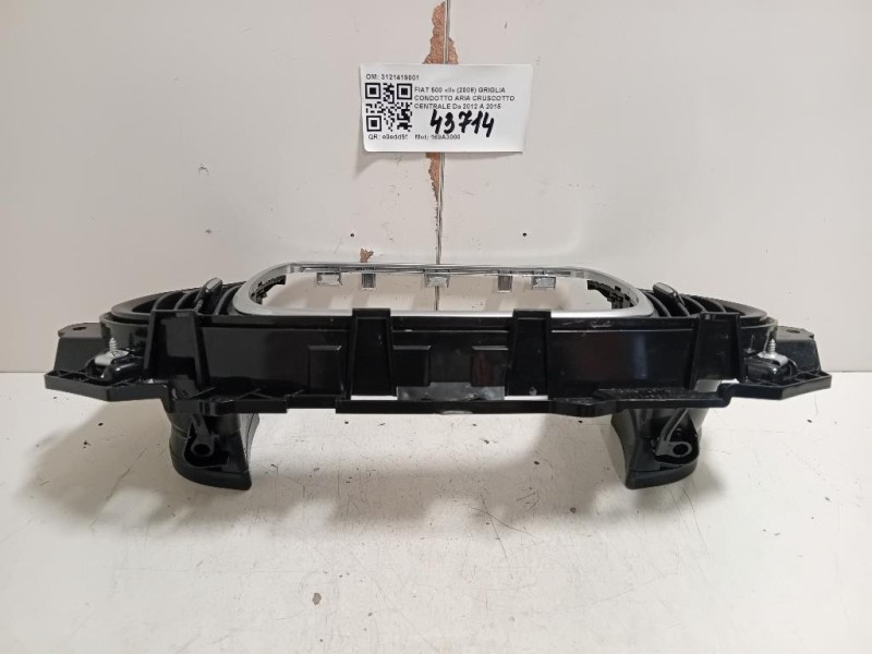 Griglia Condotto ARIA Cruscotto Centrale 3121419001 Fiat 500 II 2008