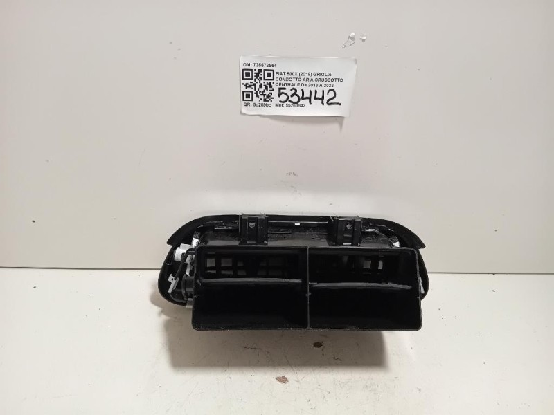 Griglia Condotto ARIA Cruscotto Centrale 735572564 Fiat 500X 2018