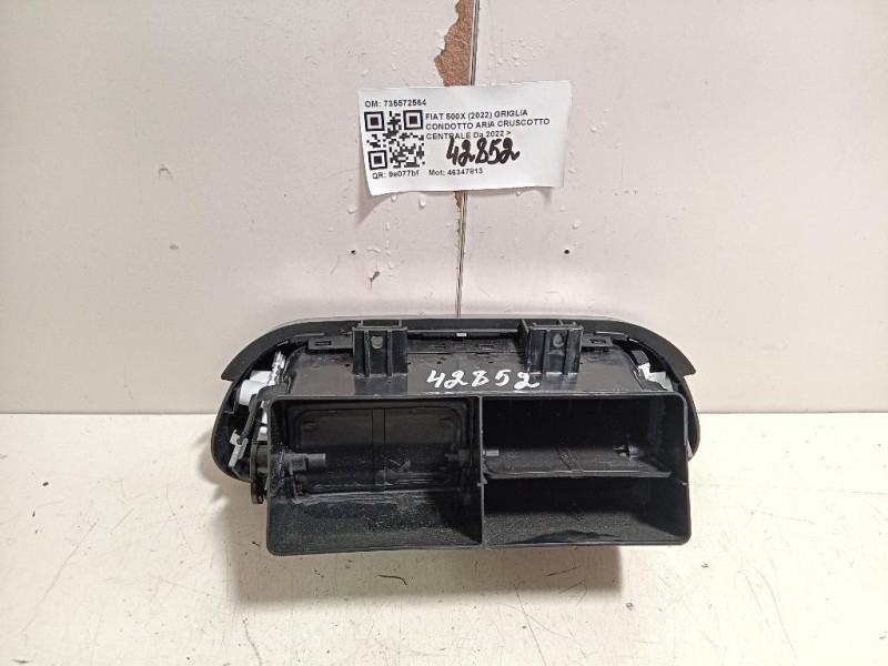 Griglia Condotto ARIA Cruscotto Centrale 735572564 Fiat 500X 2022