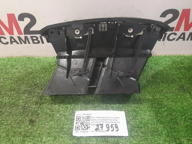 Griglia Condotto ARIA Cruscotto Centrale 735506242 Fiat Grande Punto 2009