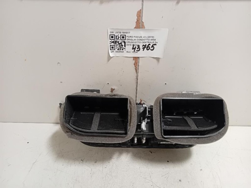 Griglia Condotto ARIA Cruscotto Centrale JX7B-19K617 Ford Focus V 2018