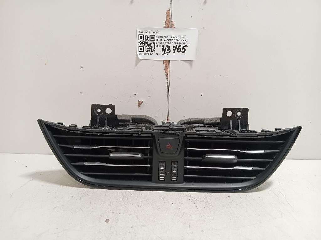 Griglia Condotto ARIA Cruscotto Centrale JX7B-19K617 Ford Focus V 2018