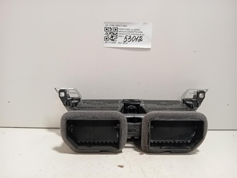 Griglia Condotto ARIA Cruscotto Centrale H1BB-19K617-AEW Ford PUMA II 2024