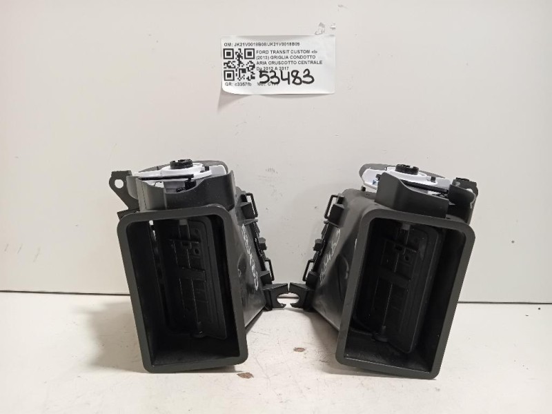 Griglia Condotto ARIA Cruscotto Centrale JK21V0018B08JK21V0018B09 Ford Transit Custom I 2013