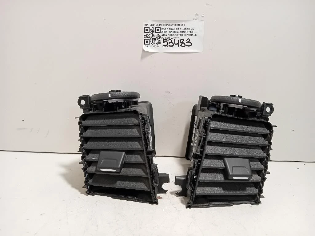 Griglia Condotto ARIA Cruscotto Centrale JK21V0018B08JK21V0018B09 Ford Transit Custom I 2013